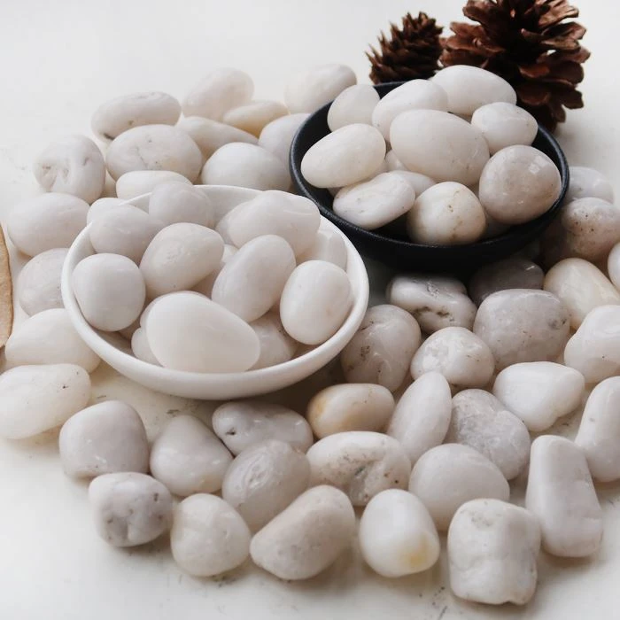 Premium White Garden Pebbles